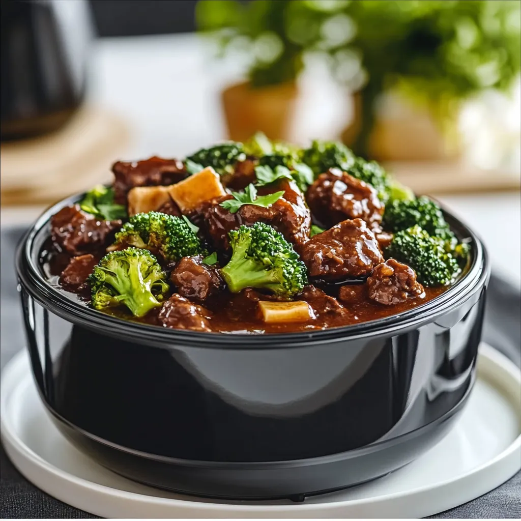 Set-It-And-Forget-It Slow Cooker Beef Broccoli: Tender & Flavorful